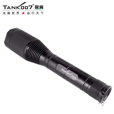 TANK007探客CI03大勻光伸縮調(diào)焦式手電投射、無干擾雜散光