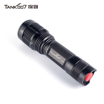 TANK007探客戶外執(zhí)勤，執(zhí)法，巡邏遠射防水戶外LED超亮手電筒DU126