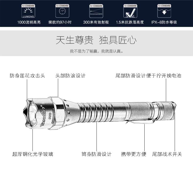 強(qiáng)光手電筒